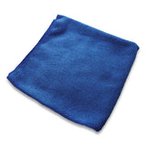 Lightweight Microfiber Cloths, 16 X 16, Blue, 240-carton