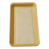 Meat Tray Pads, 6w X 4.5d, White-yellow, 1,000-carton