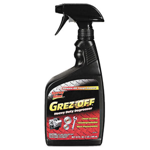 Grez-off Heavy-duty Degreaser, 32oz Spray Bottle, 12-carton