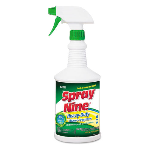 Heavy Duty Cleaner-degreaser-disinfectant, Citrus Scent, 32 Oz, Trigger Spray Bottle, 12-carton