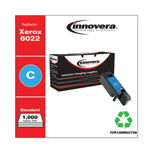 Remanufactured Cyan Toner, Replacement For Xerox 6022 (106r02756), 1,000 Page-yield