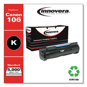 Remanufactured Black Toner, Replacement For Canon 106 (0264b001), 5,000 Page-yield