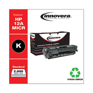 Remanufactured Black Micr Toner, Replacement For Hp 12am (q2612am), 2,000 Page-yield