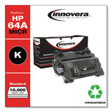 Remanufactured Black Micr Toner, Replacement For Hp 64am (cc364am), 10,000 Page-yield