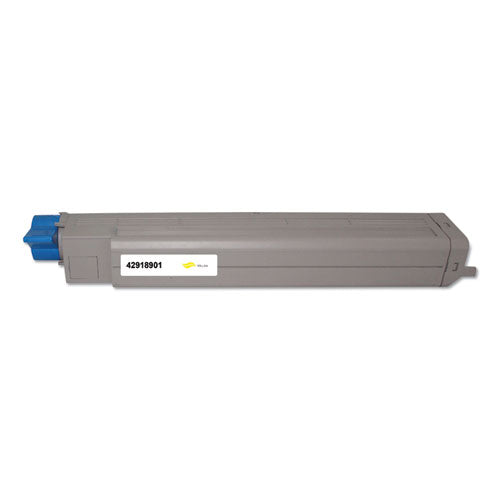 Remanufactured Yellow Toner, Replacement For Oki Type C7 (42918901) 15,000 Page-yield