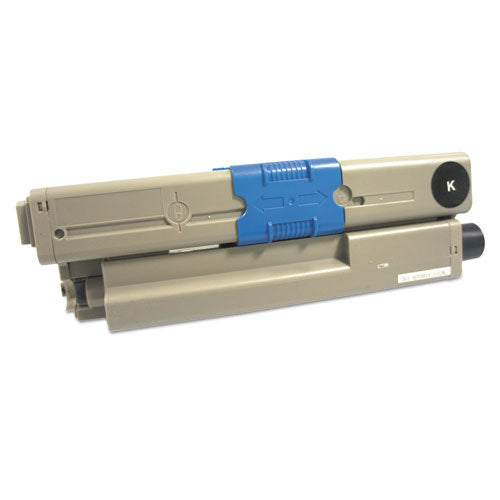 Remanufactured Black Toner, Replacement For Oki 44469801, 3,500 Page-yield
