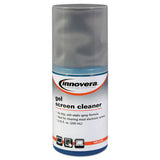 Anti-static Gel Screen Cleaner, W-gray Microfiber Cloth, 4oz Spray Bottle