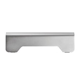 Slim Aluminum Monitor Riser, 15.75" X 8.25" X 2.5", Silver, Supports 22 Lbs