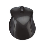 Wireless Optical Mouse With Micro Usb, 2.4 Ghz Frequency-32 Ft Wireless Range, Gray-black