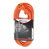 Indoor-outdoor Extension Cord, 25ft, Orange