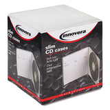 Slim Cd Case, Clear, 25-pack