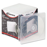 Slim Cd Case, Clear, 25-pack