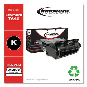 Remanufactured Black High-yield Toner, Replacement For Lexmark T640, 21,000 Page-yield