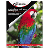High-gloss Photo Paper, 10 Mil, 4 X 6, High-gloss White, 100-pack
