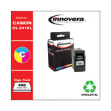 Remanufactured Tri-color High-yield Ink, Replacement For Canon Cl-241xl (5208b001), 400 Page-yield