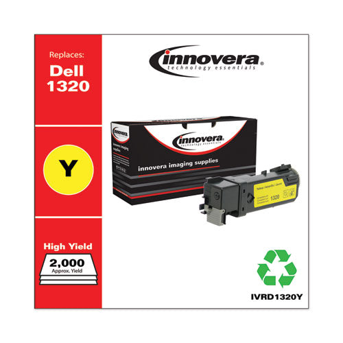 Remanufactured Yellow High-yield Toner, Replacement For Dell 1320 (310-9062), 2,000 Page-yield