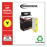 Remanufactured Yellow High-yield Ink, Replacement For Hp 920xl (cd974an), 700 Page-yield