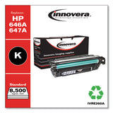 Remanufactured Black Toner, Replacement For Hp 647a (ce260a), 8,500 Page-yield