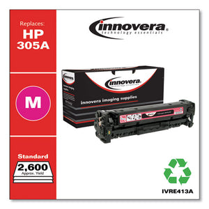 Remanufactured Magenta Toner, Replacement For Hp 305a (ce413a), 2,600 Page-yield