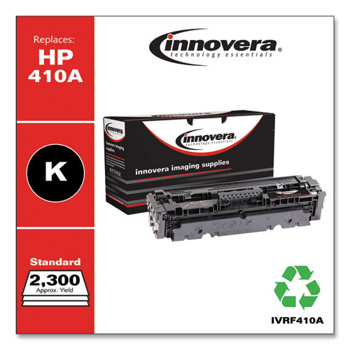 Remanufactured Black Toner, Replacement For Hp 410a (cf410a), 2,300 Page-yield