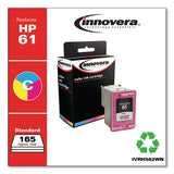 Remanufactured Tri-color Ink, Replacement For Hp 61 (ch562wn), 165 Page-yield