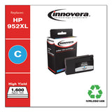 Remanufactured Cyan High-yield Ink, Replacement For Hp 952xl (l0s61an), 1,600 Page-yield
