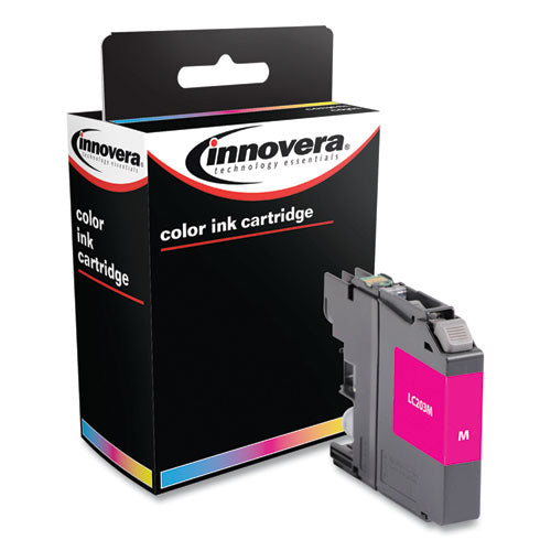 Remanufactured Magenta High-yield Ink, Replacement For Brother Lc203m, 550 Page-yield