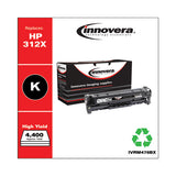 Remanufactured Black High-yield Toner, Replacement For Hp 312x (cf380x), 4,400 Page-yield