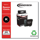 Remanufactured Black High-yield Ink, Replacement For Epson T200xl (t200xl120), 500 Page-yield