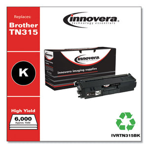 Remanufactured Black High-yield Toner, Replacement For Brother Tn315bk, 6,000 Page-yield