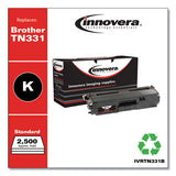 Remanufactured Black Toner, Replacement For Brother Tn331bk, 2,500 Page-yield