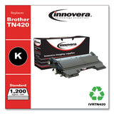 Remanufactured Black Toner, Replacement For Brother Tn420, 1,200 Page-yield