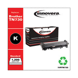 Remanufactured Black Toner, Replacement For Brother Tn730, 1,200 Page-yield