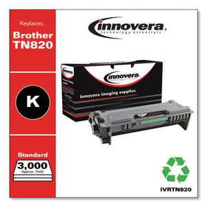 Remanufactured Black Toner, Replacement For Brother Tn820, 3,000 Page-yield