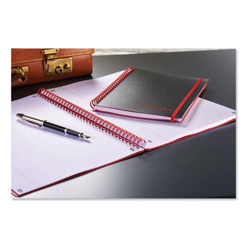 Twin Wire Poly Cover Notebook, Wide-legal Rule, Black Cover, 11.75 X 8.25, 70 Sheets