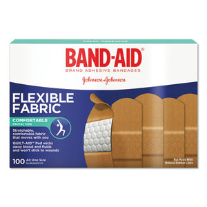 Flexible Fabric Adhesive Bandages, 1" X 3", 100-box