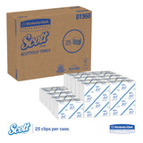 Pro Scottfold Towels, 7 4-5 X 12 2-5, White, 175 Towels-pack, 25 Packs-carton