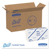 Pro Scottfold Towels, 9 2-5 X 12 2-5, White, 175 Towels-pack, 25 Packs-carton