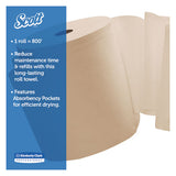 Essential Hard Roll Towels, 1.5" Core, 8 X 800ft, Natural, 12 Rolls-carton