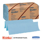 L10 Windshield Wipers, Banded, 2-ply, 9.3 X 10.25, 140-pack, 16 Packs-carton