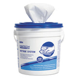 Wipers For Wettask System, Bleach, Disinfectants And Sanitizers, 6 X 12, 840-roll, 6 Rolls And 1 Bucket-carton