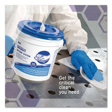 Wipers For Wettask System, Bleach, Disinfectants And Sanitizers, 6 X 12, 840-roll, 6 Rolls And 1 Bucket-carton