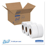 Essential Jrt Extra Long Bathroom Tissue, Septic Safe, 2-ply, White, 2000 Ft, 6 Rolls-carton
