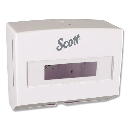 Scottfold Folded Towel Dispenser, 10.75 X 4.75 X 9, White
