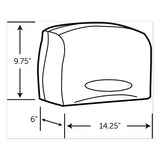 Essential Coreless Jumbo Roll Tissue Dispenser,14 3-10 X 5 9-10 X 9 4-5,white