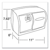 Pro Coreless Srb Tissue Dispenser, 7 1-10 X 10 1-10 X 6 2-5, Stainless Steel