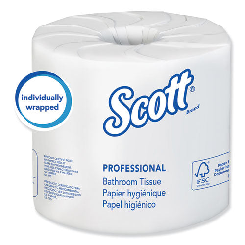 Essential 100% Recycled Fiber Srb Bathroom Tissue, Septic Safe, 2-ply, White, 506 Sheets-roll, 80 Rolls-carton