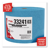 Oil, Grease And Ink Cloths, Jumbo Roll, 9 3-5 X 13 2-5, Blue, 717-roll