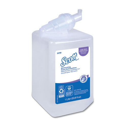 Control Super Moisturizing Foam Hand Sanitizer, 1,000 Ml, Clear, 6-carton