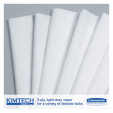 Kimwipes Delicate Task Wipers, 3-ply, 11 4-5 X 11 4-5, 119-box, 15 Boxes-carton